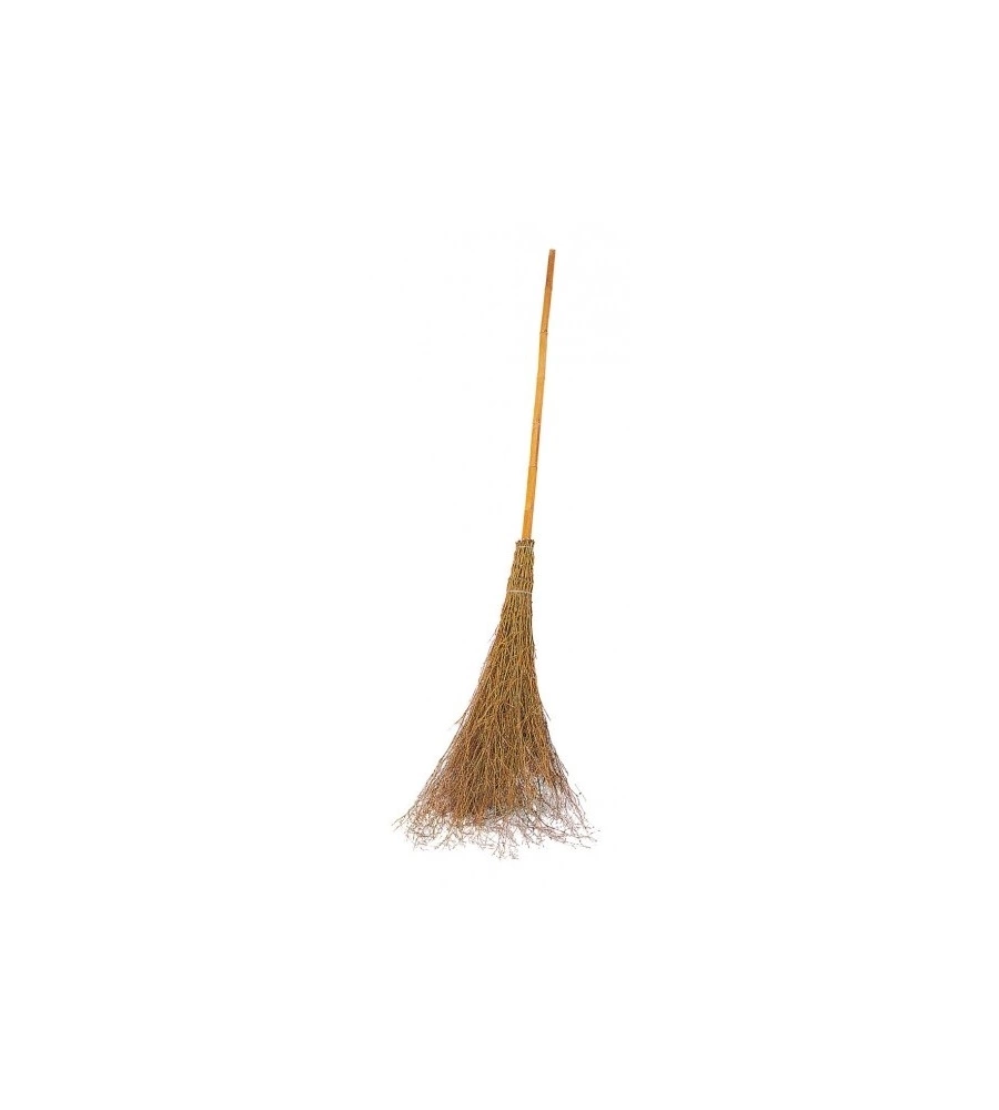 SCOPA DA ESTERNO IN BAMBOO E SAGGINA